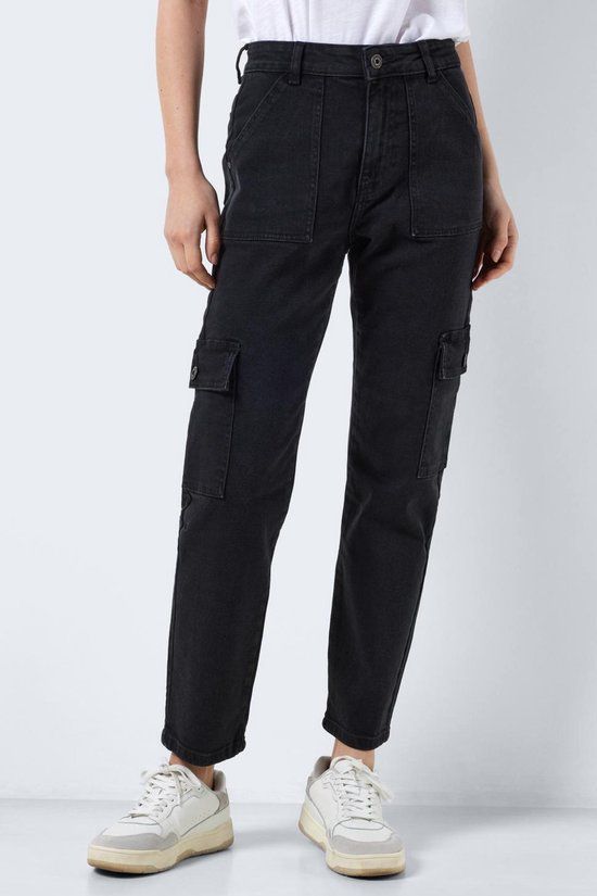 Noisy may Jeans Nmmoni Hw Utility Cargo Ank Az329bl - Black - W27 X L32