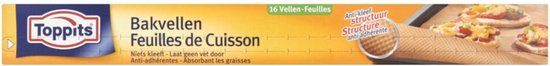 Toppits Bakpapiervellen 16 stuks