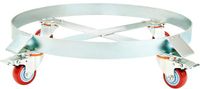Vevor Vatenrol 250L Transportrol van Koolstofstaal Metalen Rolplank Binnendiameter Ø 607 mm Vatenwagen met 4 Universele Wielen Wagen Transportwagen voor het transporteren van vaten tot 454 kg