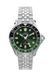 Timex Deepwater Meridian Automatic GMT Horloge Zilverkleurig en Groen - Heren