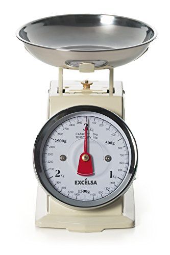 Brunch Time Excèlsa Brunch Time Vintage crème keukenweegschaal, 3 kg/10 g