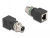 Delock 60064 M12 RJ-45 Noir