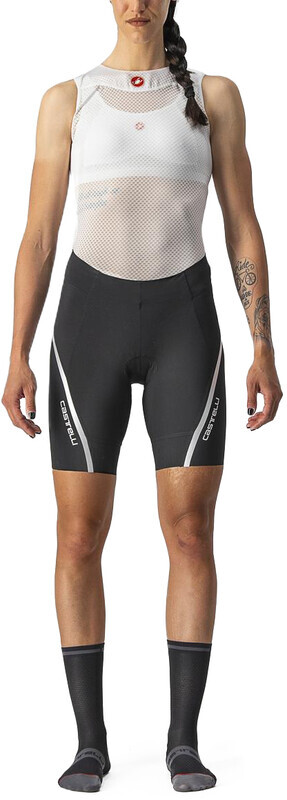 Castelli Velocissima 3 Shorts Dames, zwart/zilver