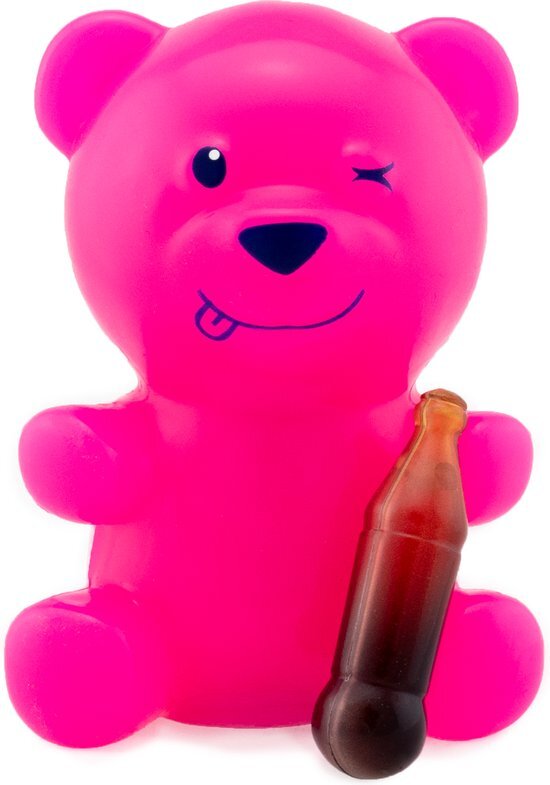 Jiggly Pets Gummymals Gummy Bear 12 cm + Licht en Geluid Roze