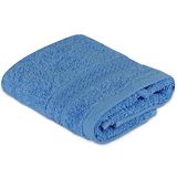 Blauwe handdoek