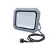 as - Schwabe SLIMLINE PRO Chip LED-spot 120W 15.600 lumen - 4000K neutraal wit - Osram LED - IP65 aluminium behuizing - buitenlamp draaibaar - 2 m kabel met geaarde stekker - IP44, 46422