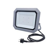 as - Schwabe SLIMLINE PRO Chip LED-spot 120W 15.600 lumen - 4000K neutraal wit - Osram LED - IP65 aluminium behuizing - buitenlamp draaibaar - 2 m kabel met geaarde stekker - IP44, 46422