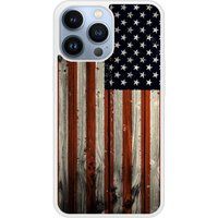 USA Hood Bedrukt siliconen hoesje compatibel met iPhone 13 Pro