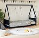 Maison Exclusive - Lit enfant, noir, 80x200 cm, pin massif