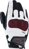 Alpinestars Stella Mogress Airflow Dames Motorhandschoenen Zwart/wit/rood 2XL