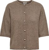 ONLY JDY Rue Life 2/4 Pearl Knit Cardigan Vest Dames - Maat L