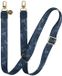AVY Verstelbaar Crossbody Telefoonkoord | Obscura Blue | Lang Nylon Koord | Universeel voor alle Hoesjes | Geschikt voor iPhone, Samsung en meer | 130cm | Blauw Marmerprint | Blauw
