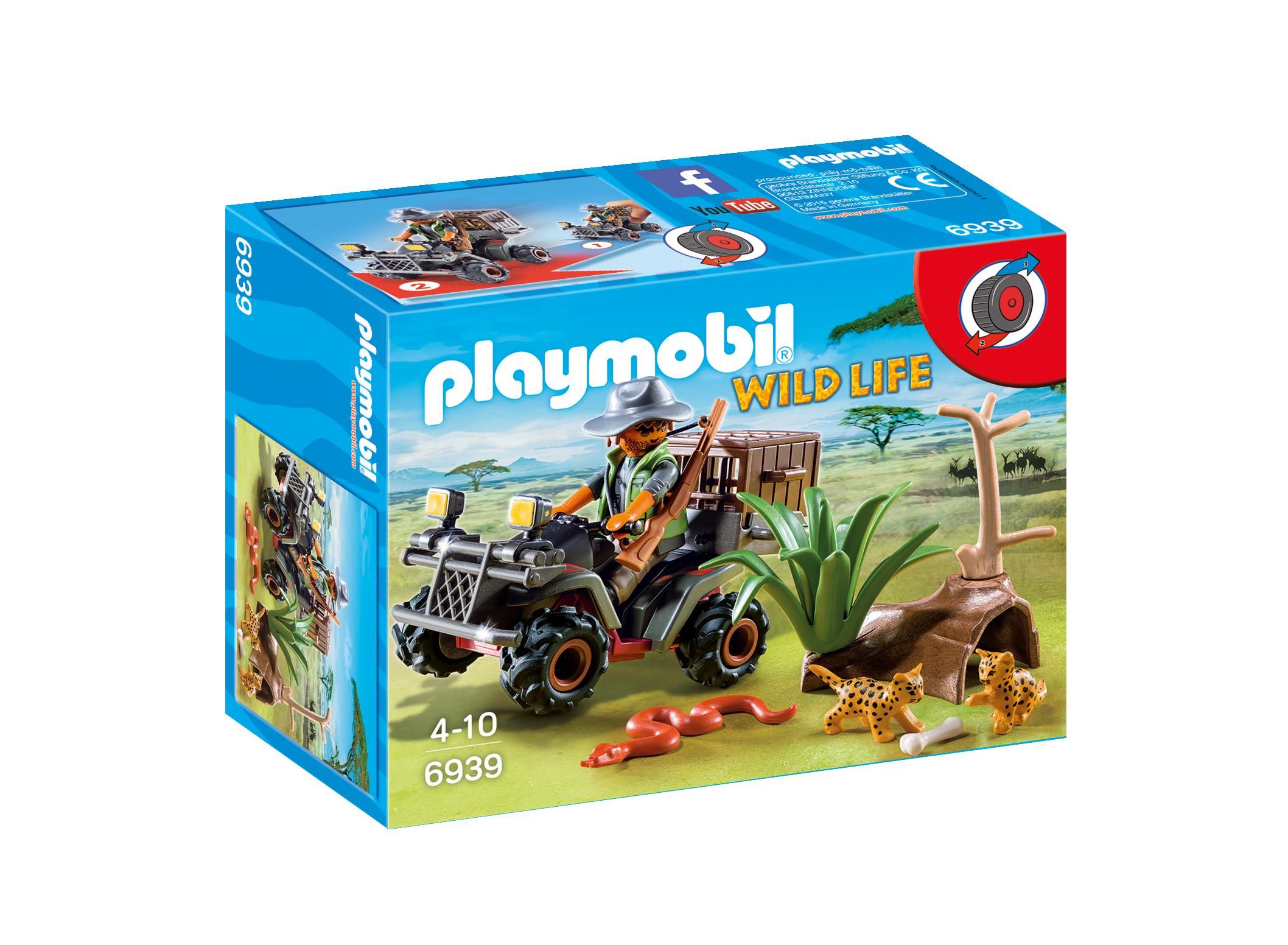 Playmobil Wild Life Evil Explorer with Quad - 6939