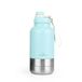 GrandTies Geïsoleerde draagbare waterfles voor honden met 2 afneembare hondenwaterkomdispensers | Lekvrije hondenvoer reiscontainer | Hondenaccessoires voor honden wandelen, kamperen (947 ml