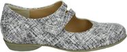 Durea 5737 E Baskets basses femme cuir blanc/beige