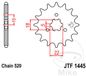 JT Sprockets JTf1445.14 14T stalen voortandwiel