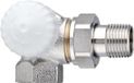 Heimeier V-exact II Thermostatische radiatorafsluiter 1/2" dubbel haaks links