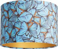 Uniqq Lampenkap velours Vlinder Ø 35 cm - 20 cm hoog
