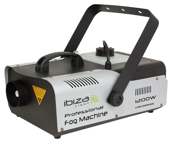 Ibiza LSM1200PRO - Rookmachine - Zwart