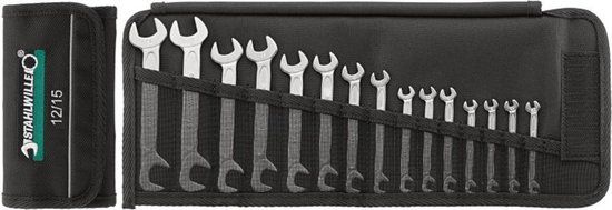 STAHLWILLE 12/10 Dubbele steeksleutelset 10-delig (4-11 mm) - Mini-uitvoering - Made in Germany