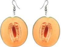 Fako Bijoux® - Oorbellen - Groente & Fruit - Meloen - 8720039886209