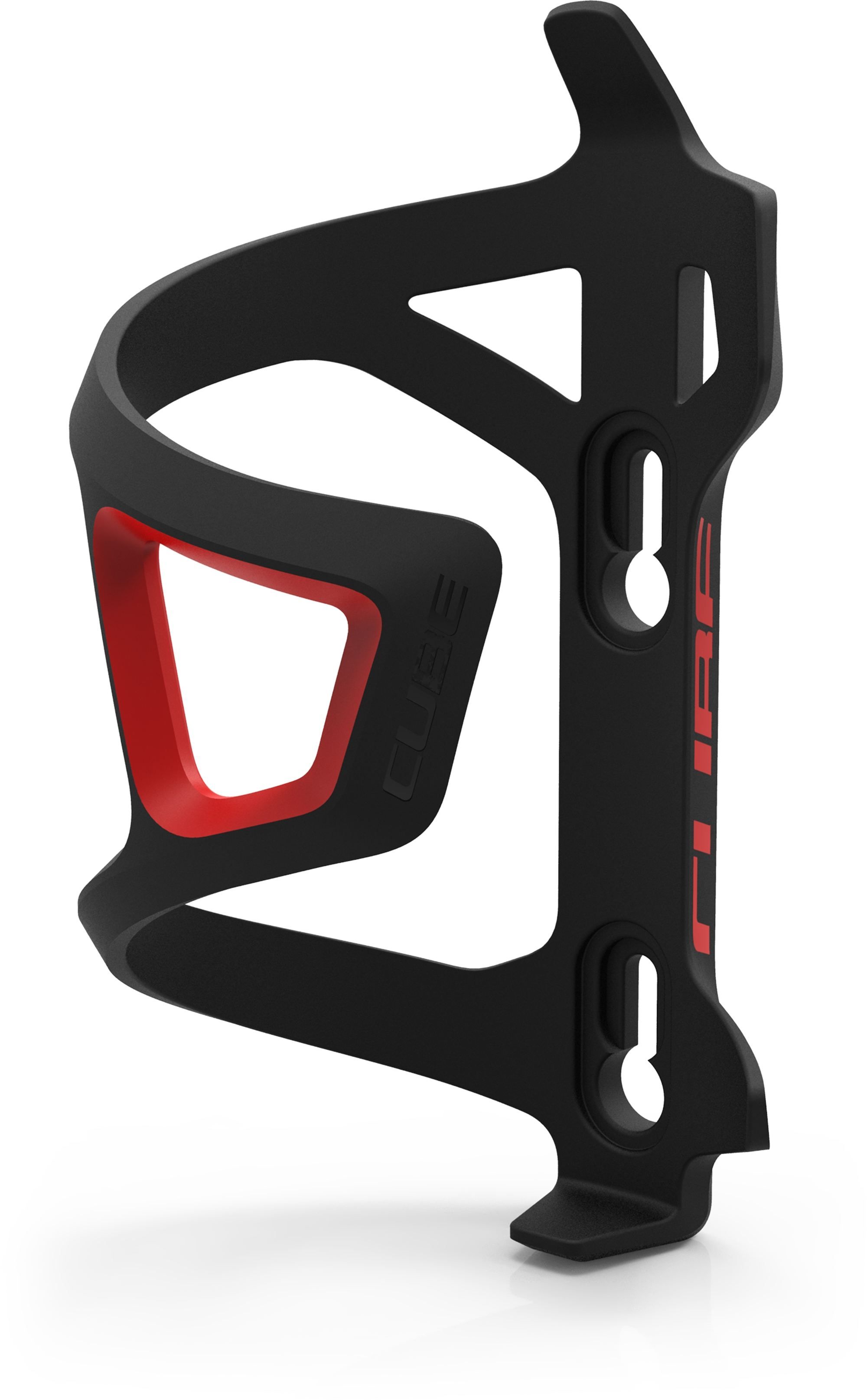 CUBE HPP Side Cage - Bidonhouder - Zwart/Rood