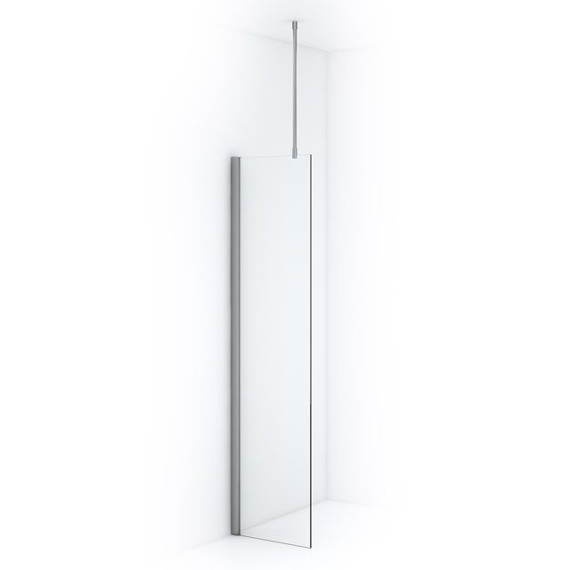 Maxaro Inloopdouche Diamond 50cm 8mm Helder Veiligheidsglas Chroom