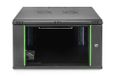 DIGITUS Netwerkkast - 19 inch Rack - 7 U - wandmontage - 600 mm diepte - draagvermogen 60 kg - Dynamic Basic Serie - Zwart