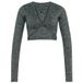 ADIDAS PERFORMANCE Functioneel shirt 'PrimeLift' antraciet / pastelgroen