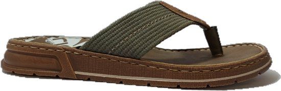 Rieker 21280-54 Women's Green Slides - Size 43
