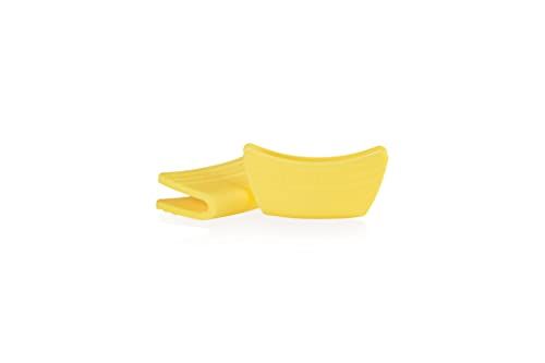 Le Creuset Zijgrepen - Set van 2 - Siliconen - Zonnegeel