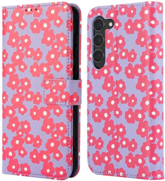 imoshion Design Bookcase smartphone - Dusty Rose Blossoms - Geschikt voor Samsung Galaxy S23