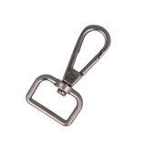 Velox Karabijnhaken, rechthoekig, Zamak, oud zilver, 19,5 mm, 5 stuks