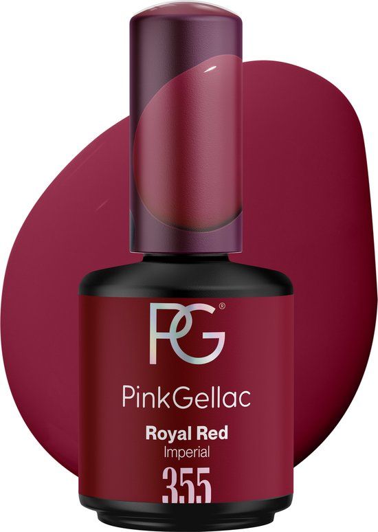 Pink Gellac Gellak - 355 Royal Red 15ml