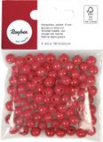 Rayher hobby materialen Houten kralen - rood - 8 mm - 82 stuks