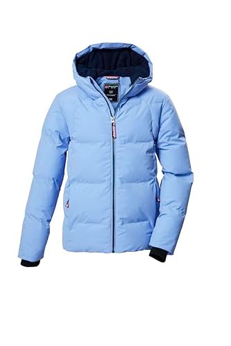 killtec meisjes Gewatteerd jack/winterjack met capuchon KOW 357 GRLS QLTD JCKT, lavendel, 152