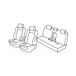 Set Superior Set stoelhoezen - zwart/rood - compatibel met Toyota Rav4 (03/13>02/19)