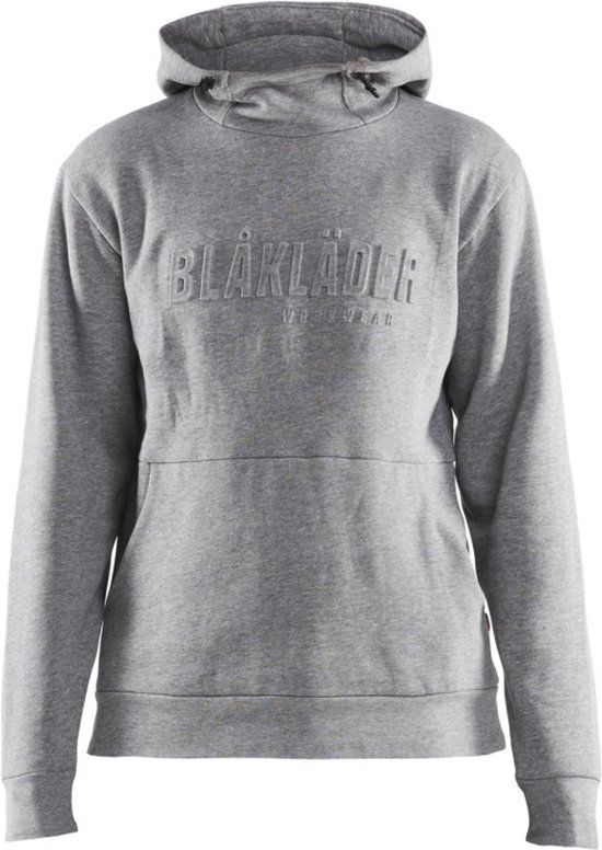 Blåkläder Dames hoodie 3D 3560-1157 - Grijs Mêlee - XS