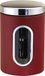 MICHELINO boîte de rangement en inox, boîte alimentaire, boîte de conservation, série Nora, rouge, 2,5 litre