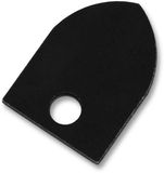 EBERTH Boorkop voor buisreinigingsmachine, spade-cutter voor buizen met een diameter van 50-125 mm, koppeling M6, diameter boorkop 25 mm, roestvrij staal