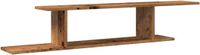 vidaXL Tv-wandschap - 125x18x23 cm - Bewerkt Hout - Oud Houtkleurig