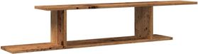 vidaXL Tv-wandschap - 125x18x23 cm - Bewerkt Hout - Oud Houtkleurig