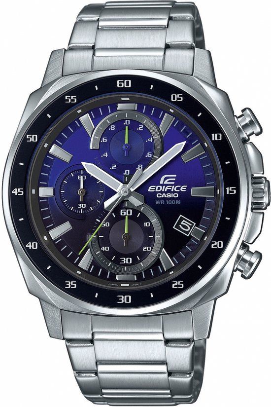 Casio Edifice EFV-600D-2AVUEF Herenhorloge - Zilverkleurig - 44 mm