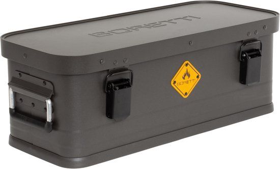 Boretti BBQ Toolbox - Antraciet - Aluminium