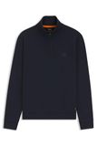BOSS Zetrust Half Zip Trui Navy - Maat XL - Heren