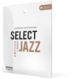 D'Addario Woodwinds Organic Select Jazz Sopraansaxofoonriet, 2 Hard, 3-pack, Unfiled