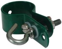 SW-Stahl Alberts 4004338655617 Klem voor gevlochten spanstangen | verzinkt, groen kunststof gecoat | Klemdiameter 42 mm