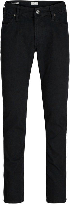 JJ REBEL Heren Broek JREBLUKE JJCRAFT AT 763 NOOS Black Denim Slim Fit Katoen