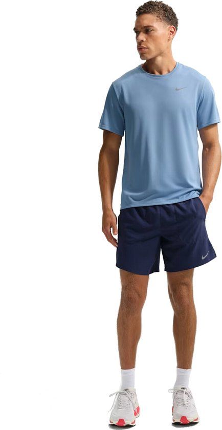 Nike Stride 7i Heren Running Short Zwart-multicolour Maat M