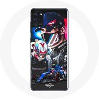 Maniacase Hoesje voor Samsung Galaxy A21S Formule 1 Esteban Ocon F1 Coureur